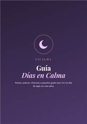Portada de la Guía Días en Calma